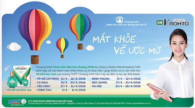 Khởi động chương trình Chăm sóc mắt học đường 2018 –  “Mắt khỏe vẽ ước mơ”