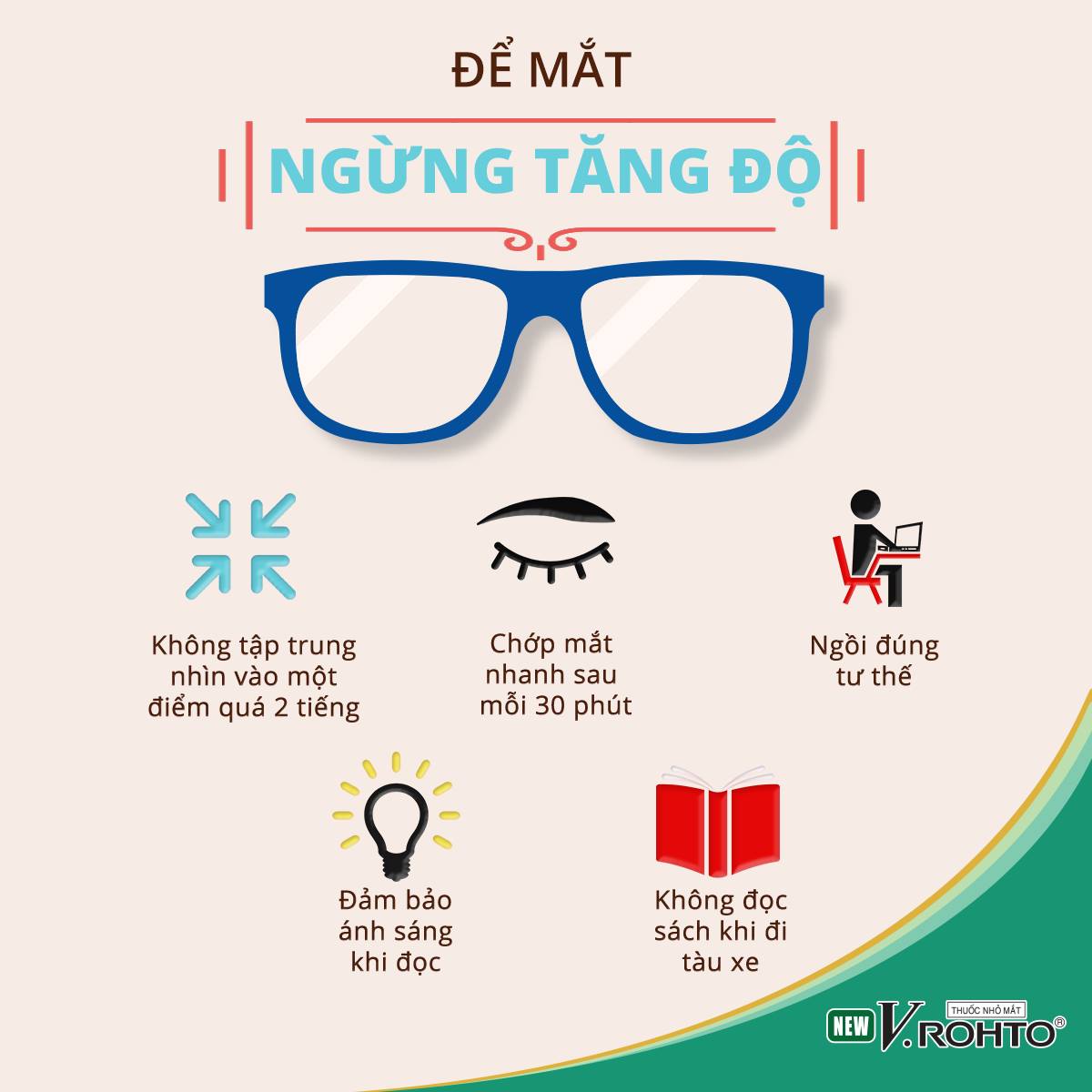 Để mắt ngừng tăng độ