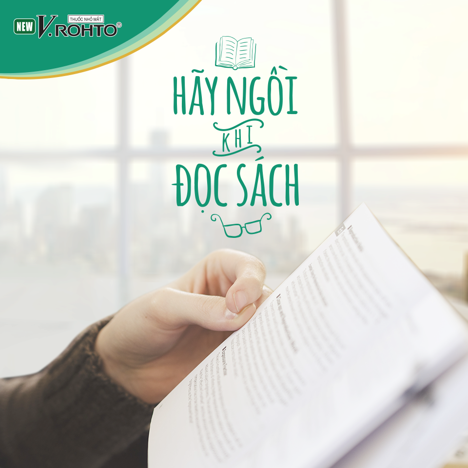 Ngồi thẳng là tư thế tốt nhất khi đọc sách